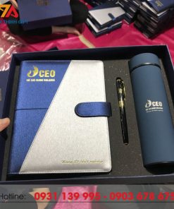 bộ gift sổ tay bình giữ nhiệt bút ký